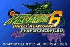 Megaman Battle Network 6: Cybeast Gregar (GBA)