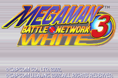 Megaman Battle Network 3 White (GBA)