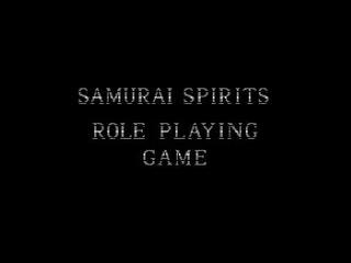 Samurai Spirits Role Playing Game (JAP) (Saturn)