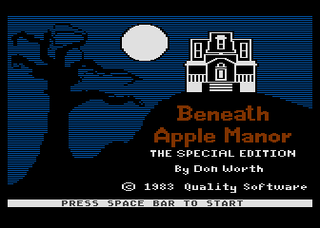 Beneath Apple Manor (Atari XE/XL)