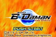 Battle B-Daman: Fire Spirits! (GBA)
