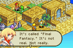 I w świecie Final Fantasy.