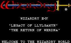 Wizardry IV: The Return of Werdna (JAP) (PC Engine CD)